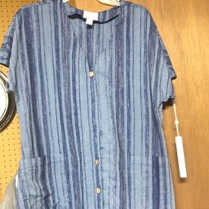 Button down shirt dress